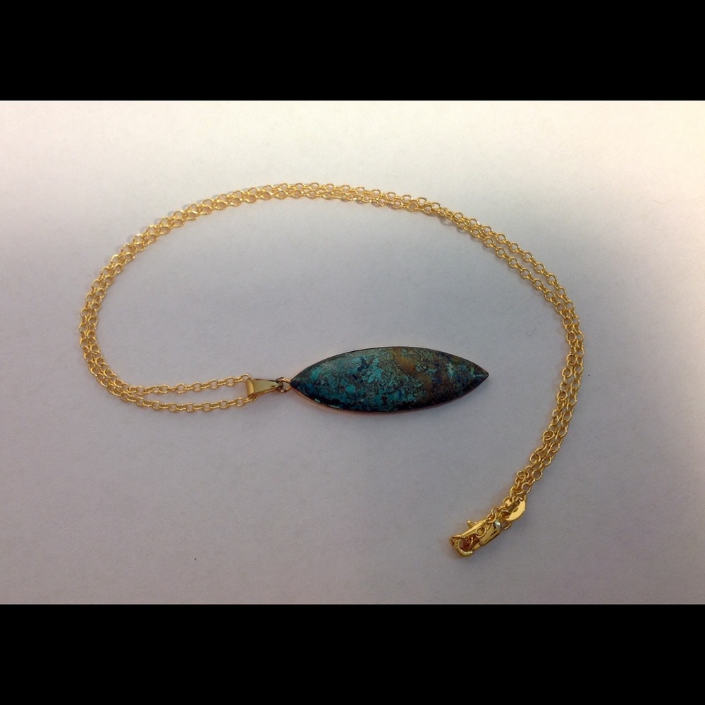 Turquoise 14K Gold Filled Necklace